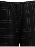 Toteme "Monogram" Casual Pants - Black