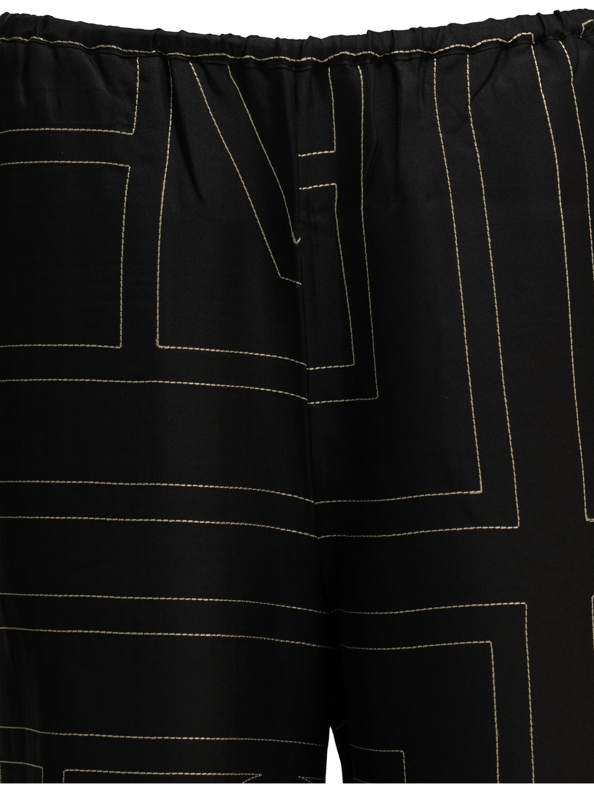 Toteme "Monogram" Casual Pants - Black