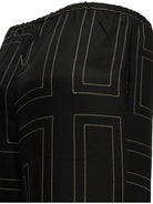 Toteme "Monogram" Casual Pants - Black