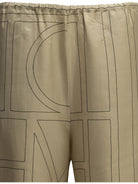Toteme "Monogram" Casual Pants - Beige