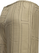 Toteme "Monogram" Casual Pants - Beige