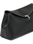 Toteme "T-Lock" Clutch Bag - Black