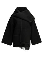 Toteme Short wool coat - Black