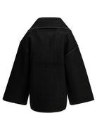 Toteme Short wool coat - Black