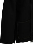 Toteme Short wool coat - Black