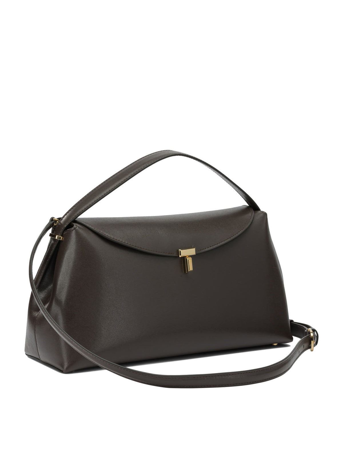 Toteme "T-lock" Medium Handbag - Brown