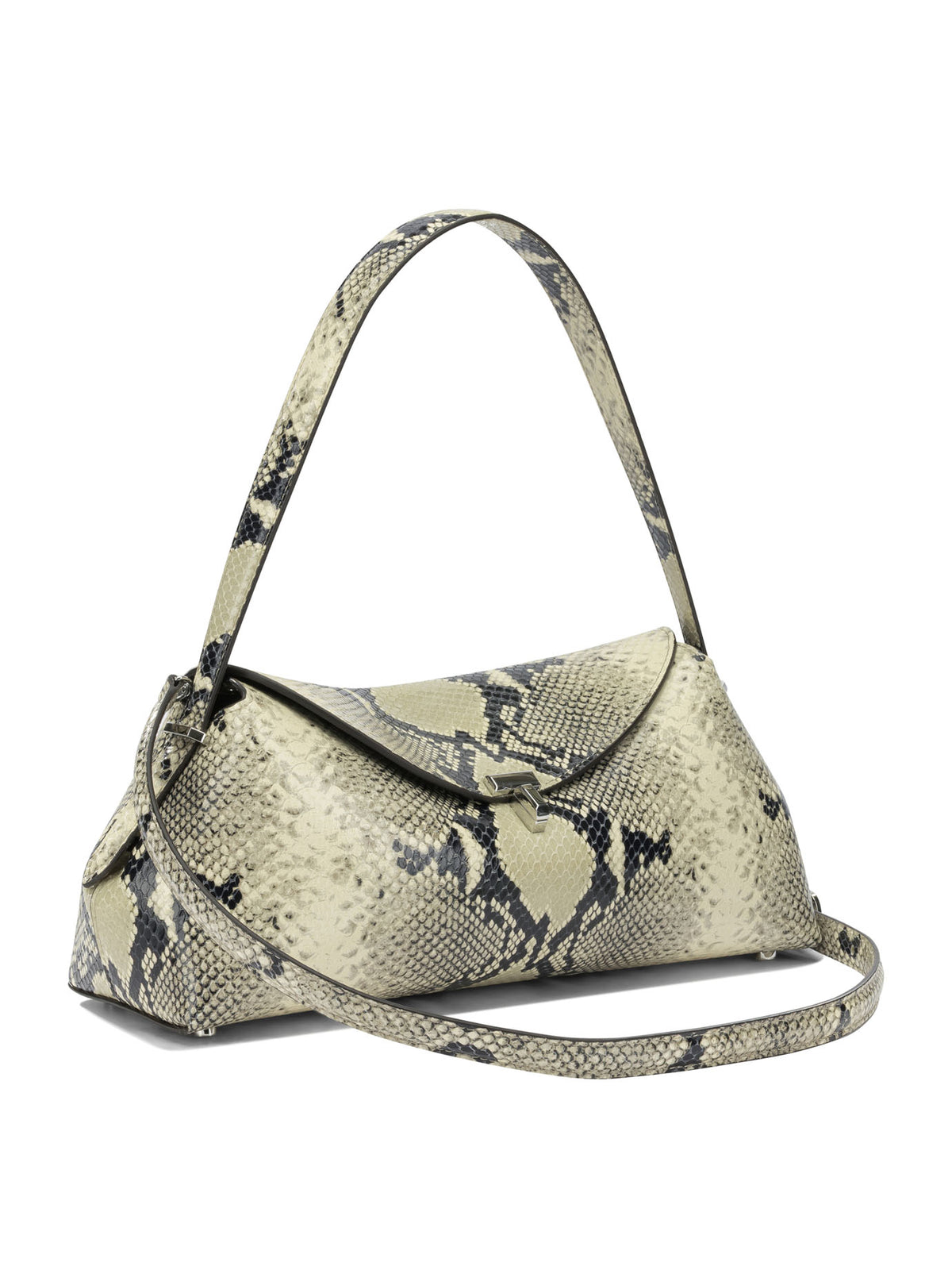 Toteme "T-lock" Medium Shoulder Bag - Beige