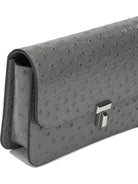 Toteme "T-lock" Small Shoulder Bag - Grey