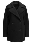 Toteme Short wool coat - Black