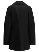 Toteme Short wool coat - Black