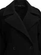 Toteme Short wool coat - Black