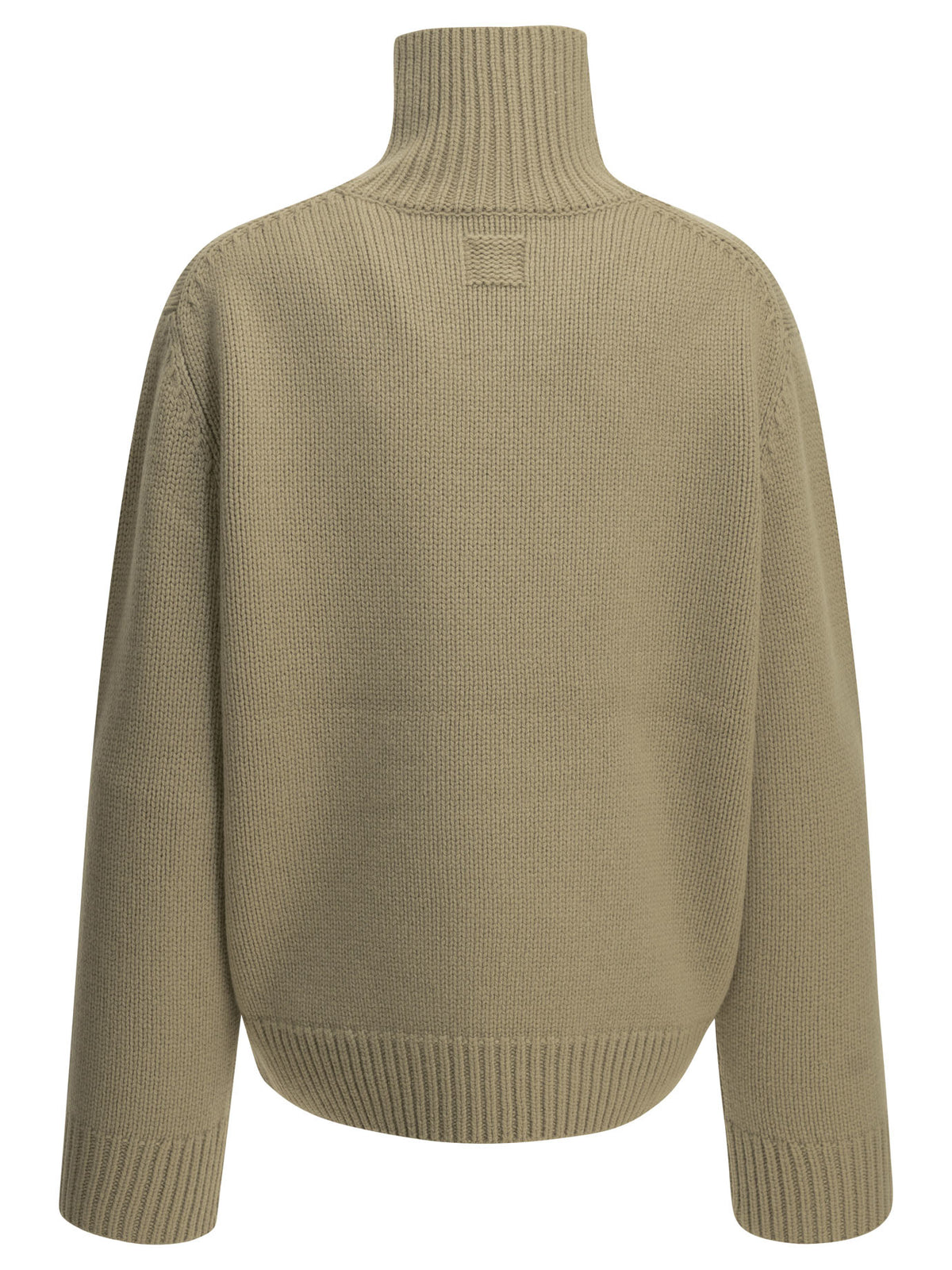 Toteme Wool Turtleneck Sweater - Green
