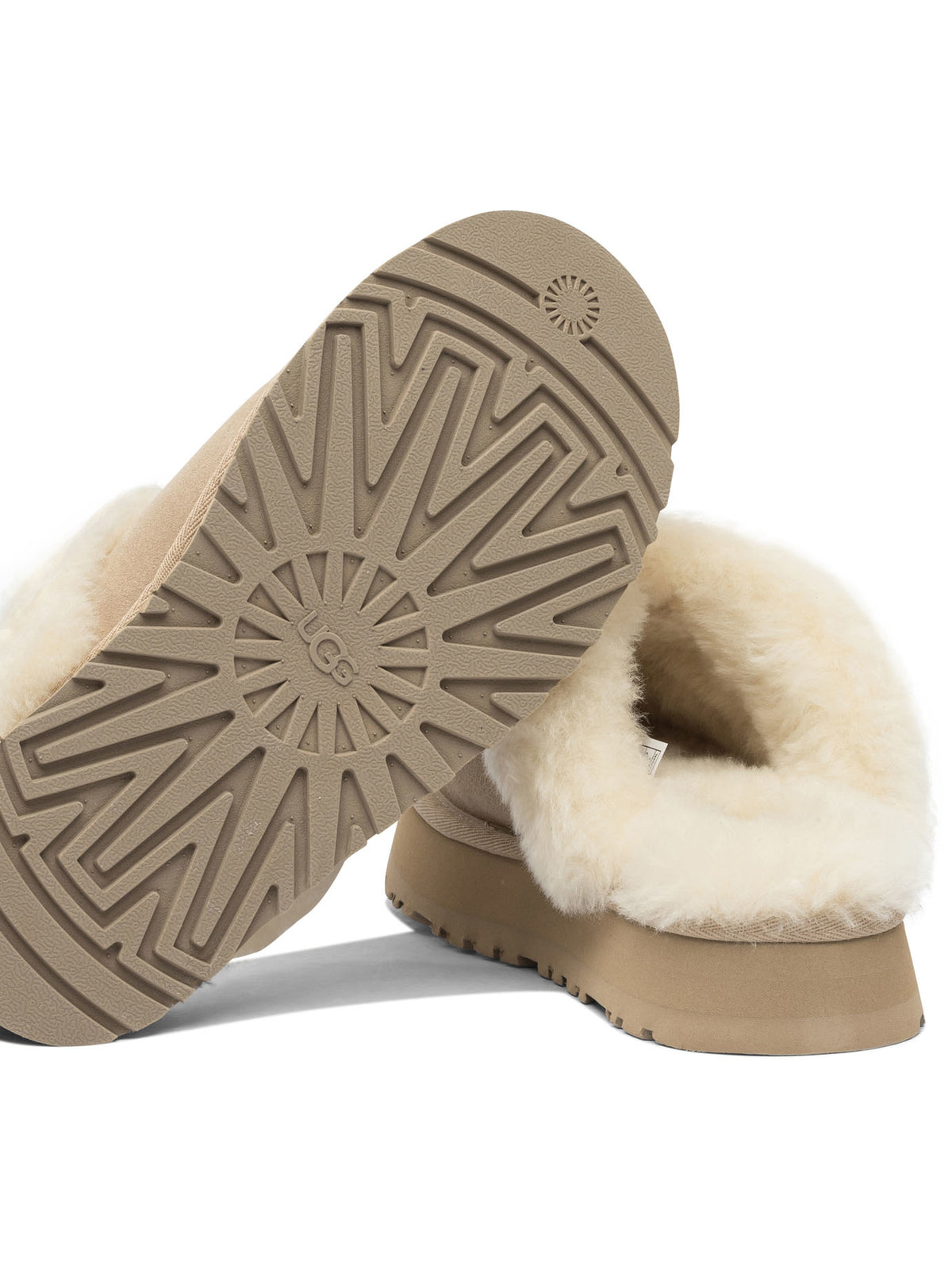 UGG "Disquette" Slippers - Beige