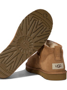 UGG "Classic Ultra Mini" Pull-On Ankle Boots - Brown