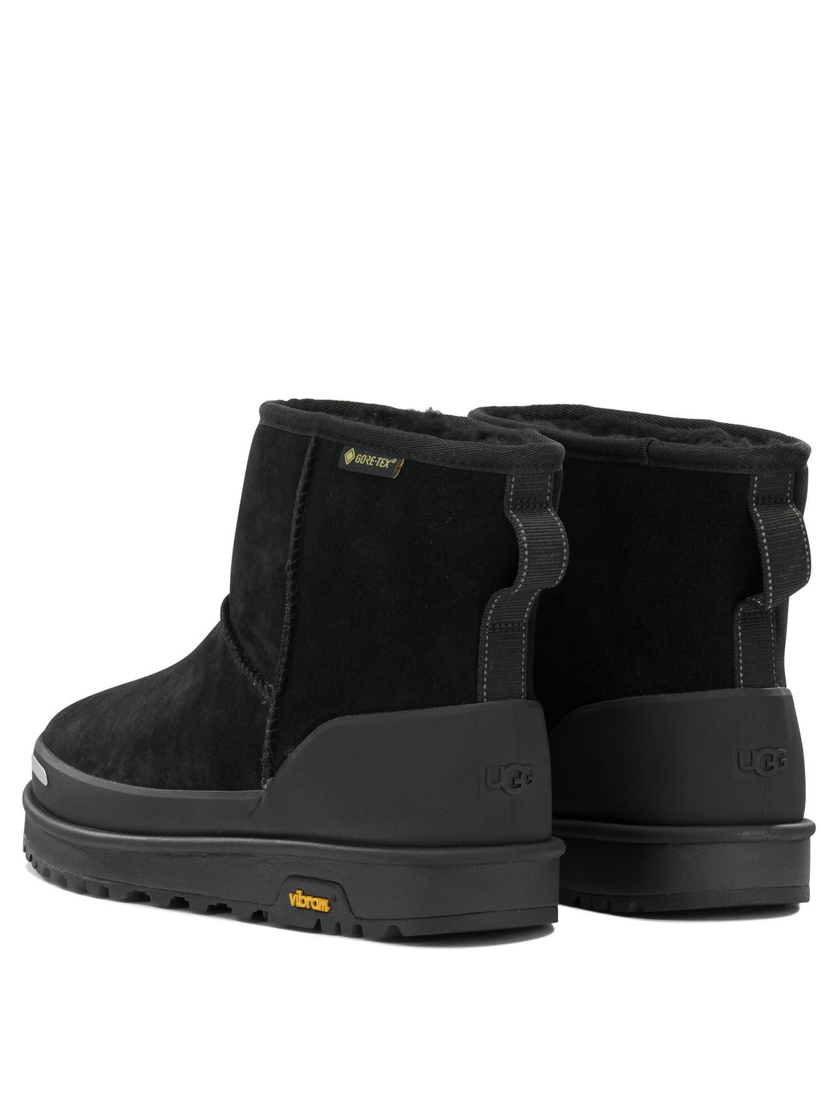UGG "Classic Mini Guard GTX" Pull-On Ankle Boots - Black