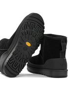 UGG "Classic Mini Guard GTX" Pull-On Ankle Boots - Black