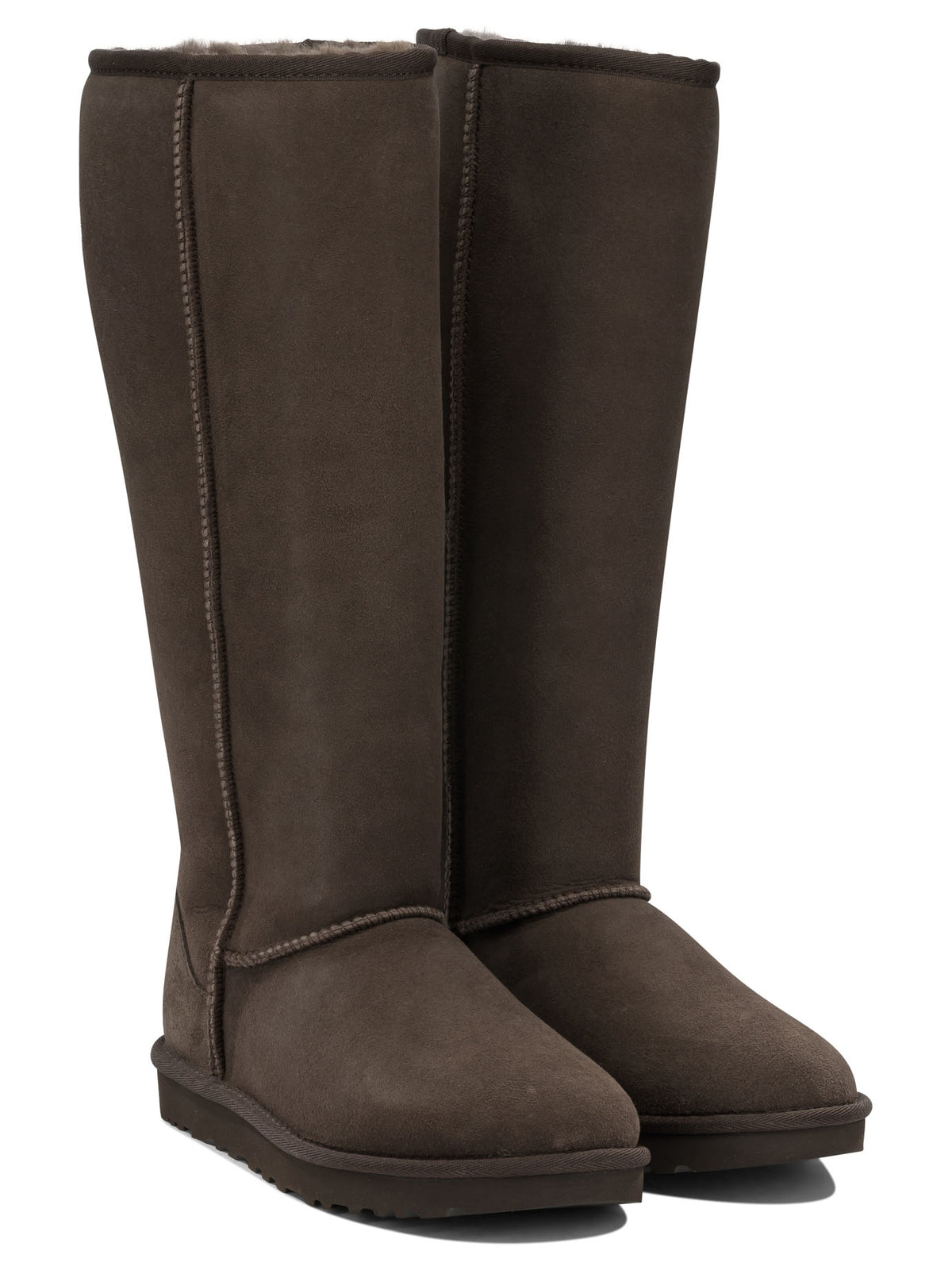 UGG "Classic Ultra Tall" Knee-High Boots - Brown