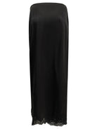 Valentino Long skirt with ruffles - Black