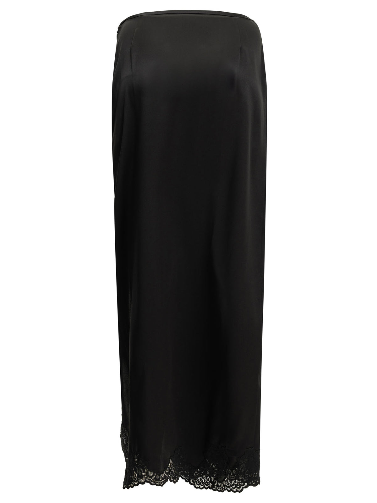 Valentino Long skirt with ruffles - Black