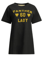 Valentino "Panther Lady" Crew-neck T-shirt - Black