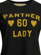 Valentino "Panther Lady" Crew-neck T-shirt - Black