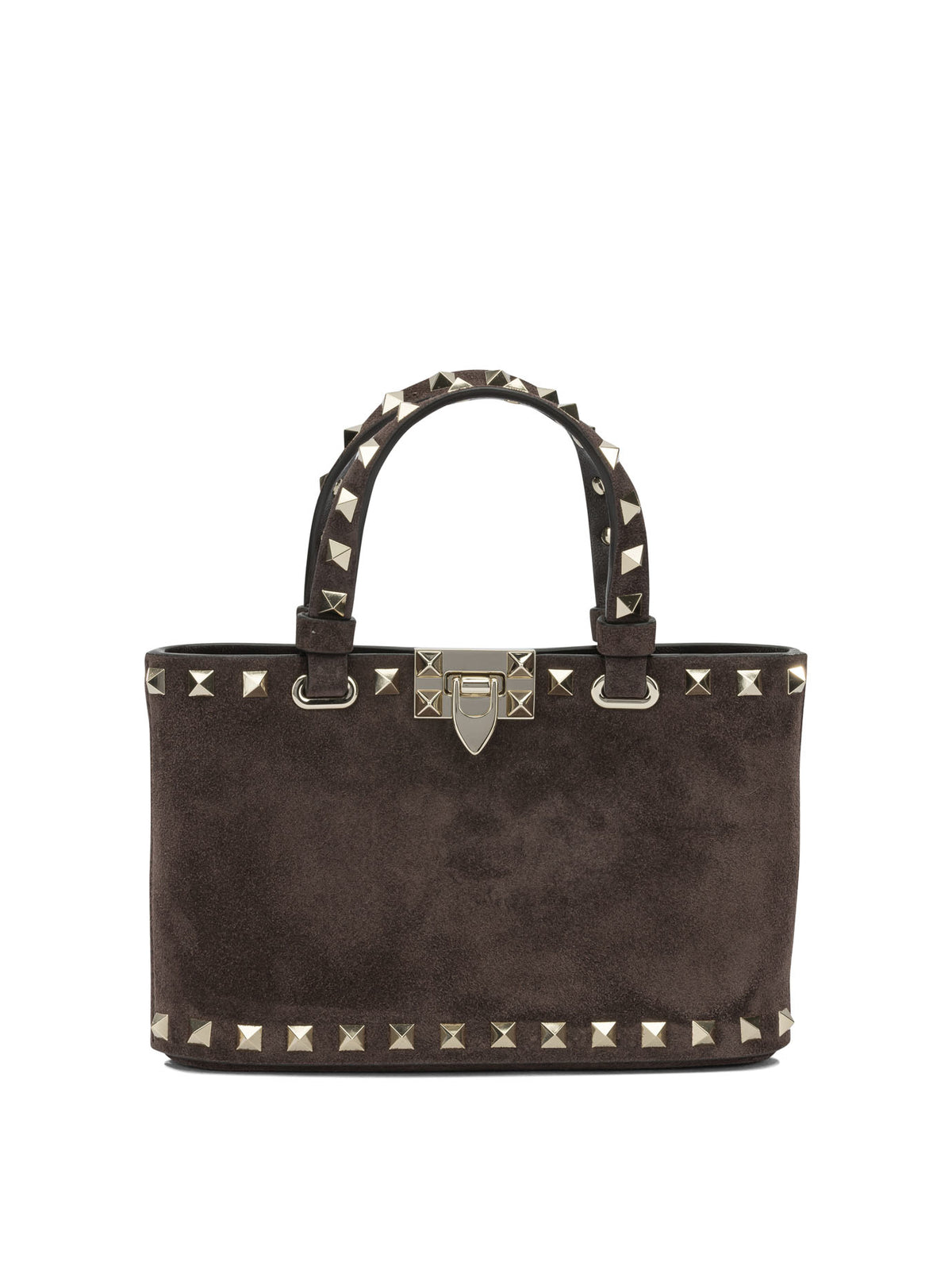 Valentino Garavani "Rockstud" Small Handbag - Brown