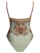 Zimmermann "Aster" swimsuit - Light Blue