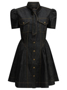 Zimmermann Short denim dress - Blue