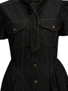 Zimmermann Short denim dress - Blue