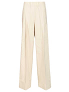 Dries Van Noten Striped Trousers - White