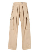 Loewe Cotton Cargo Pants - Beige