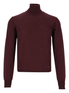 Emporio Armani Turtleneck Sweater - Bordeaux