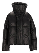 Mm6 Maison Margiela Short Down Jacket - Black