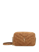 Saint Laurent "Loulou" Shoulder Bag - Beige
