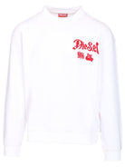 Diesel "S-Boxt-Aa2" Sweatshirt - White