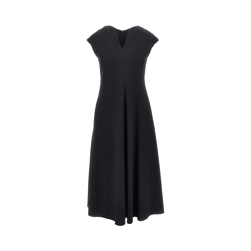 Emporio Armani Milano Stitch jersey midi dress