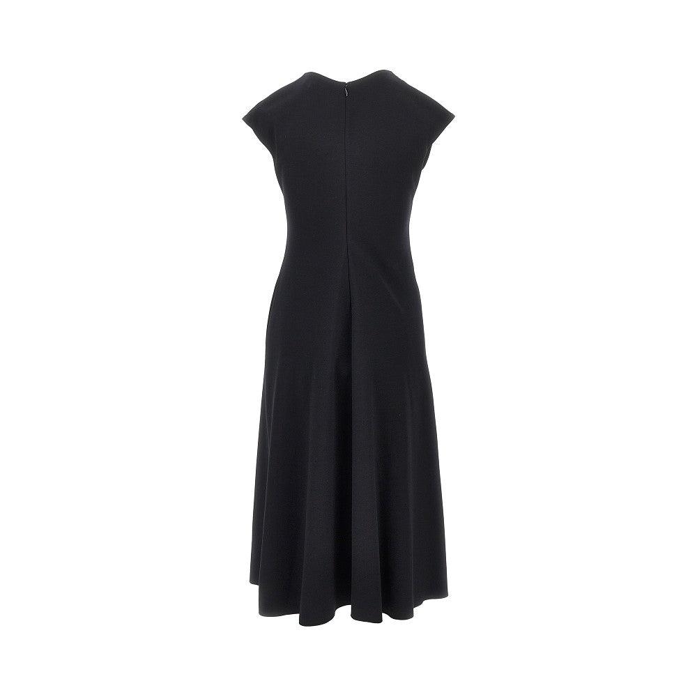 Emporio Armani Milano Stitch jersey midi dress