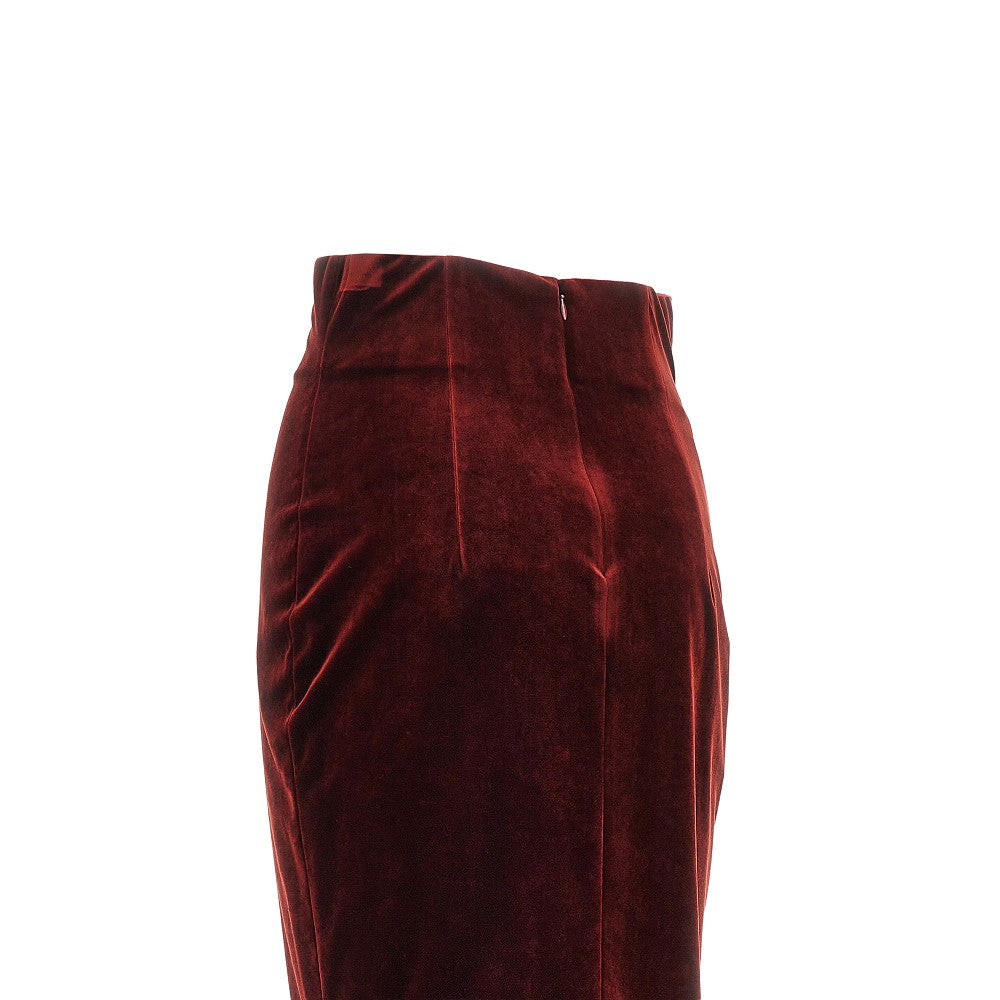 Alberta Ferretti Velvet midi skirt