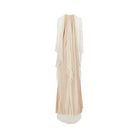 Alberta Ferretti Enver Satin long dress with chiffon cape