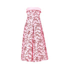 Alberta Ferretti Floral mikado midi dress