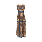 Zimmermann 'Mahon' Paisley silk long dress
