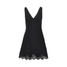 Valentino Crepe Couture mini dress with lace