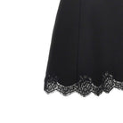 Valentino Crepe Couture mini dress with lace