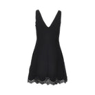 Valentino Crepe Couture mini dress with lace