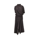 Lemaire 'Twisted' wool-blend jersey dress