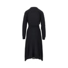 Lemaire Buttoned panels knitted midi dress