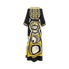 La Double J Printed silk 'Muumuu' long dress