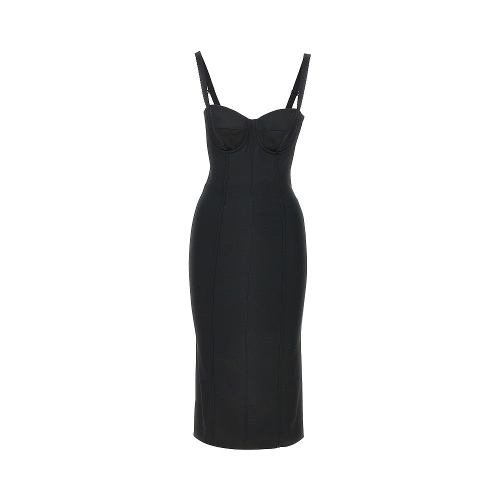 Dolce & Gabbana Stretch satin midi dress