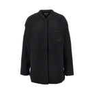 Emporio Armani Boiled wool oversized overshirt