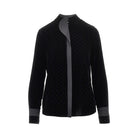Emporio Armani Lurex polka-dot velvet shirt